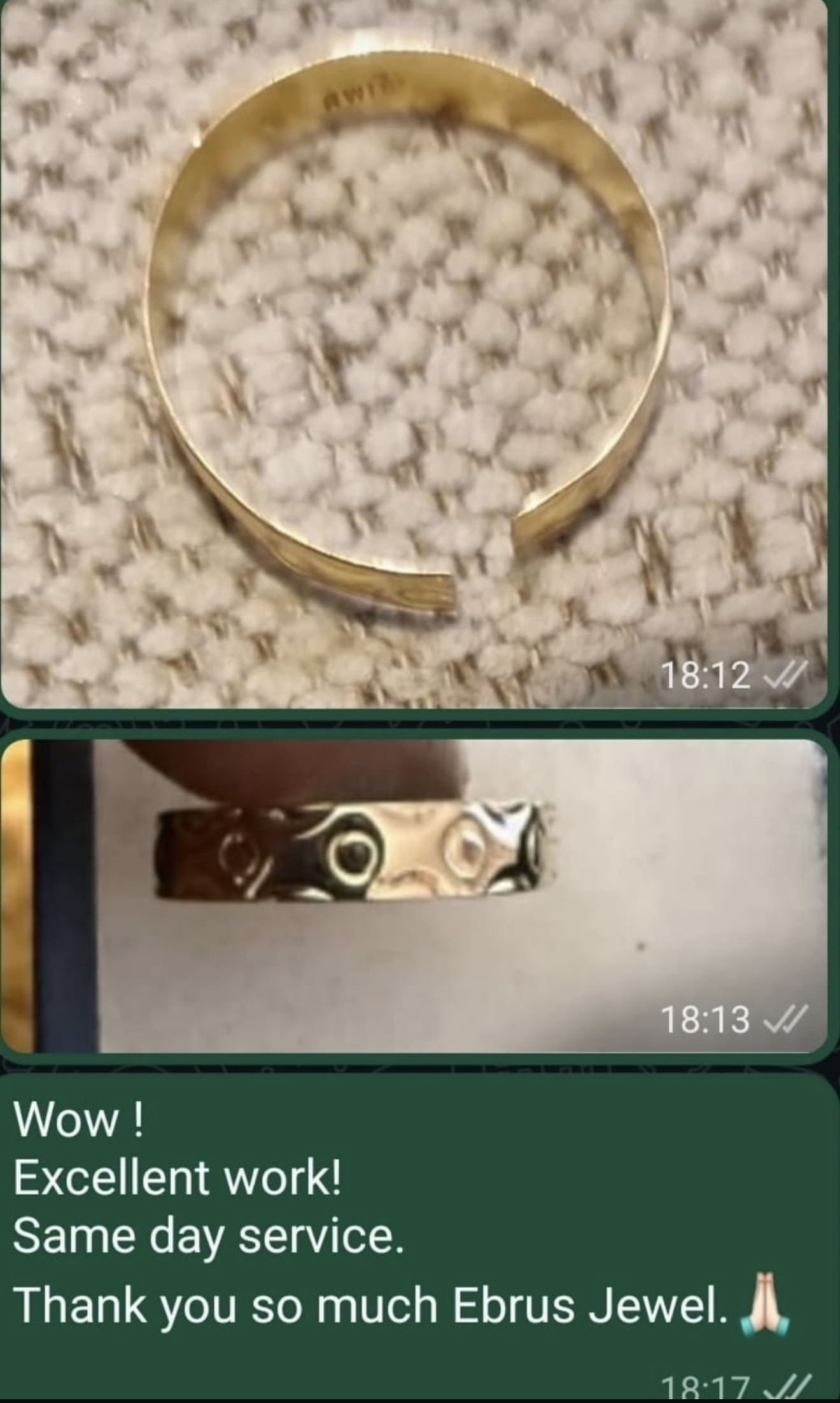 Broken gold chain repair